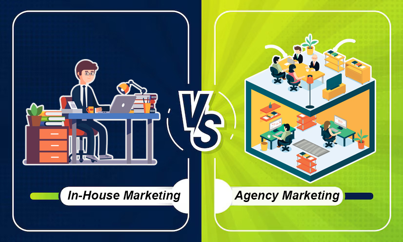 in-house marketing vs agency marketing